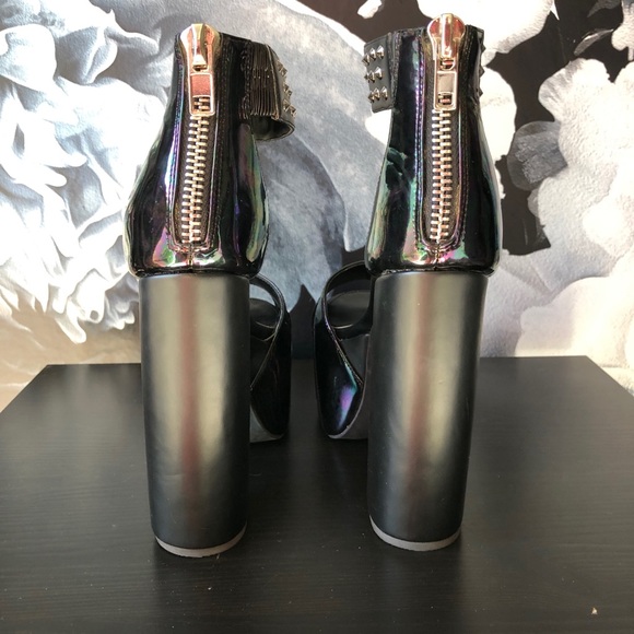 Charla Tedrick studded platform heels - Picture 4 of 5